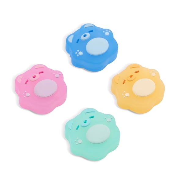 GeekShare Thumb Grip Caps for Switch 1/OLED/Lite, Silicone Joystick Cover, 4PCS, Jelly Bear