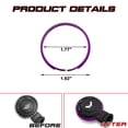 thumbnail image 3 of Xotic Tech Purple Aluminum Alloy Remote Control Key Cover Ring Rim Surrounding Compatible with Mini Cooper JCW R55 R56 R57 R58 R59 R60 R61, 3 of 8