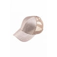 thumbnail image 2 of Glitter Trucker Ponytail Cap, 2 of 9