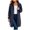 Navy, variant on felwors Women's Long Sleeve Longline Zip-Up French Terry Hoodie Oversized Tunic Sweatshirt for Fall Casual Khaki for Size XXXXL