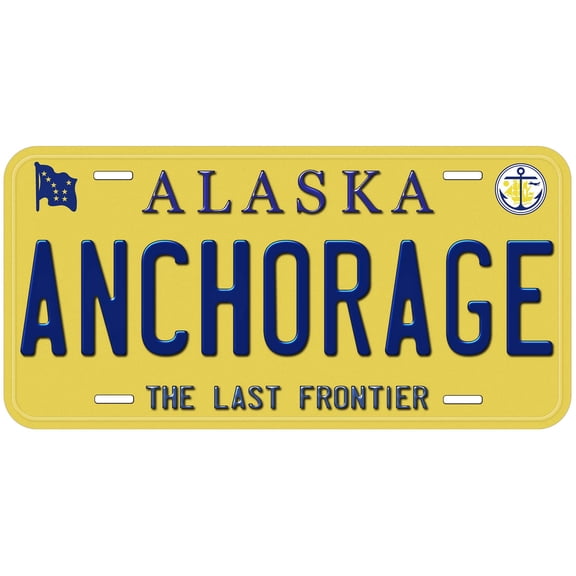 Anchorage AK TAG06 Novelty Car Auto License Plate