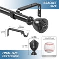 thumbnail image 3 of Urbanest Urn Single Curtain Rod and Hardware Set, 3 of 6