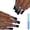 black, variant on Goth Press On Nails Long Stiletto - Black French Tip Claw Press On Nails, Gothic Acrylic Fake Nails for Women