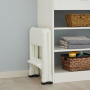 Rubbermaid EZ Step Folding 2-Step Stool, White