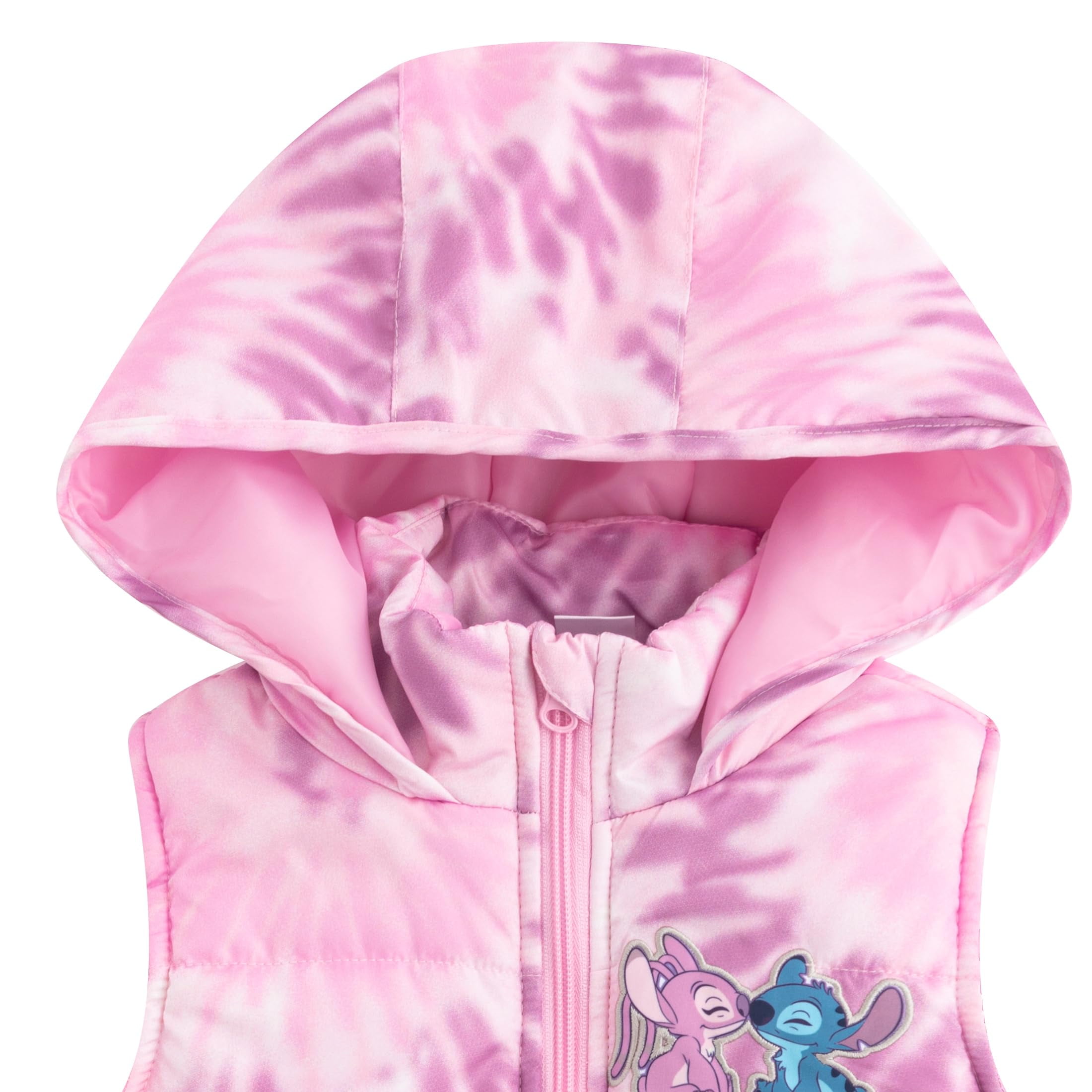 Disney Lilo & Stitch Long Sleeve Shirt, Hooded Vest, and Pants Set (Girls), 3 Piece Set, Sizes 4-12