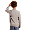 thumbnail image 7 of Lenpel Boys Girls' Turtleneck Sweaters Unisex Baby Toddler Fleece Lined Long Sleeve Pullover Sweater Tops Fall Winter Clothes(Khaki,6-7 Years), 7 of 7
