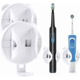 thumbnail image 2 of Soporte de cepillo de dientes eléctrico de sujeción automática, soporte de cepillos de dientes para baño, pegatinas adhesivas fuertes, soporte de cepillo de dientes ajustable 11 Feliz Sencillez, 2 of 5