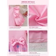 thumbnail image 6 of IPIO Toddler Girls Butterfly Mesh Dress, Princess Birthday Dress with Puff Sleeves for Summer Party, Everyday Wear 2t tutu, 6 of 7