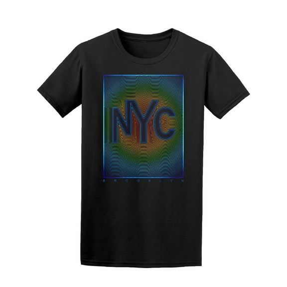 Nyc Rainbow Circle T-Shirt Men -Image by Shutterstock, Male Small