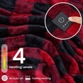 thumbnail image 4 of OldPAPA 50" x 60" Heated Blanket,Electric Blanket Throw,Double-Layer Flannel Heated Blanket with 4 Heating Settings,4 Hours Auto Off,5 Years Warranty,ETL Certified,Machine Washable, 4 of 9