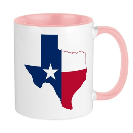 

CafePress - Texas Flag Map Mug - Ceramic Coffee Tea Novelty Mug Cup 11 oz