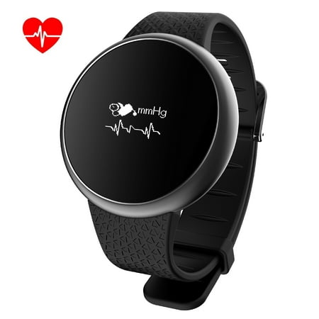 Image Waterproof Fitness Tracker Watches Activity Tracker With Heart Rate Monitor Blood Pressure for Android (Best Ios Expense Tracker)