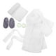 thumbnail image 3 of 1 Set of Newborn Photography Prop Lovely Small Bathrobe For Baby Toddlers Bath Towel Outfit Supple Coral Fleece Bath Towel For Baby Girl With Accessor, 3 of 4