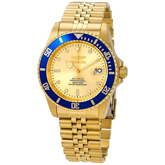 Invicta Pro Diver Automatic Gold Dial Men's Watch 29185