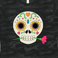 thumbnail image 4 of Inktastic Día de los Muertos Skull with Flower Women's T-Shirt, 4 of 5