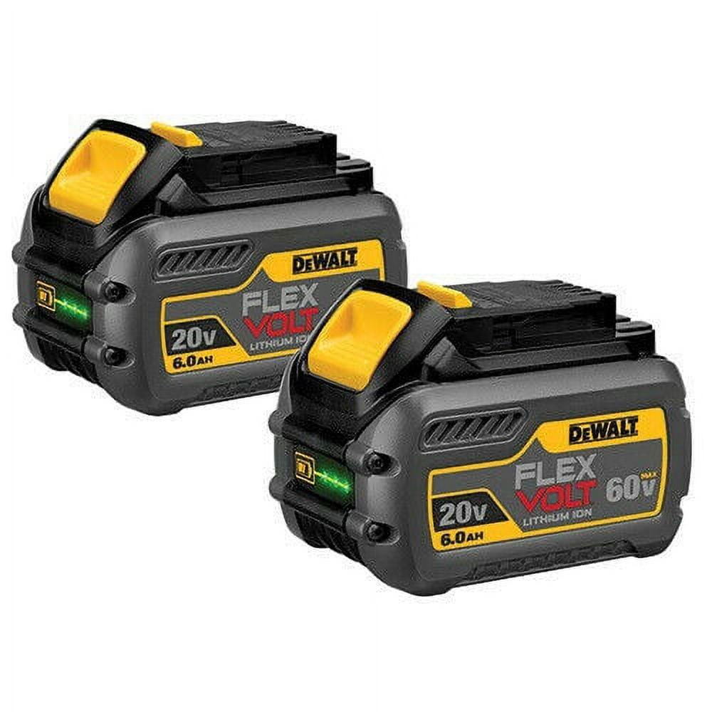 DEWALT 20V/60V MAX FLEXVOLT 6 Ah Li-Ion Battery (2-Pc) DCB606-2