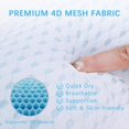 thumbnail image 2 of Almohadas de baño Roslim TPE con ventosas, 2 of 7