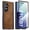 Brown, variant on Oupeigar for Samsung Galaxy Z Fold 6 Phone Case with S Pen Holder [Hinge Protection & Screen Protection] PU Leather Matte PC Shockproof Case-Pink