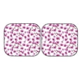 thumbnail image 4 of Picia Orchids Flowers 2 Piece Car Windshield Sun Shade Foldable | Foldable Sun Shield for Front Window Blocks UV Rays and Keeps Your Vehicle Cool-Large, 4 of 7