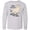 AC-Heather Grey, variant on Inktastic Gigi's You Say Alpaca My Bags Long Sleeve Youth T-Shirt