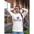 thumbnail image 2 of Forgetting Is So Long Sweatshirt Women -GoatDeals Designs, Female Medium, 2 of 4