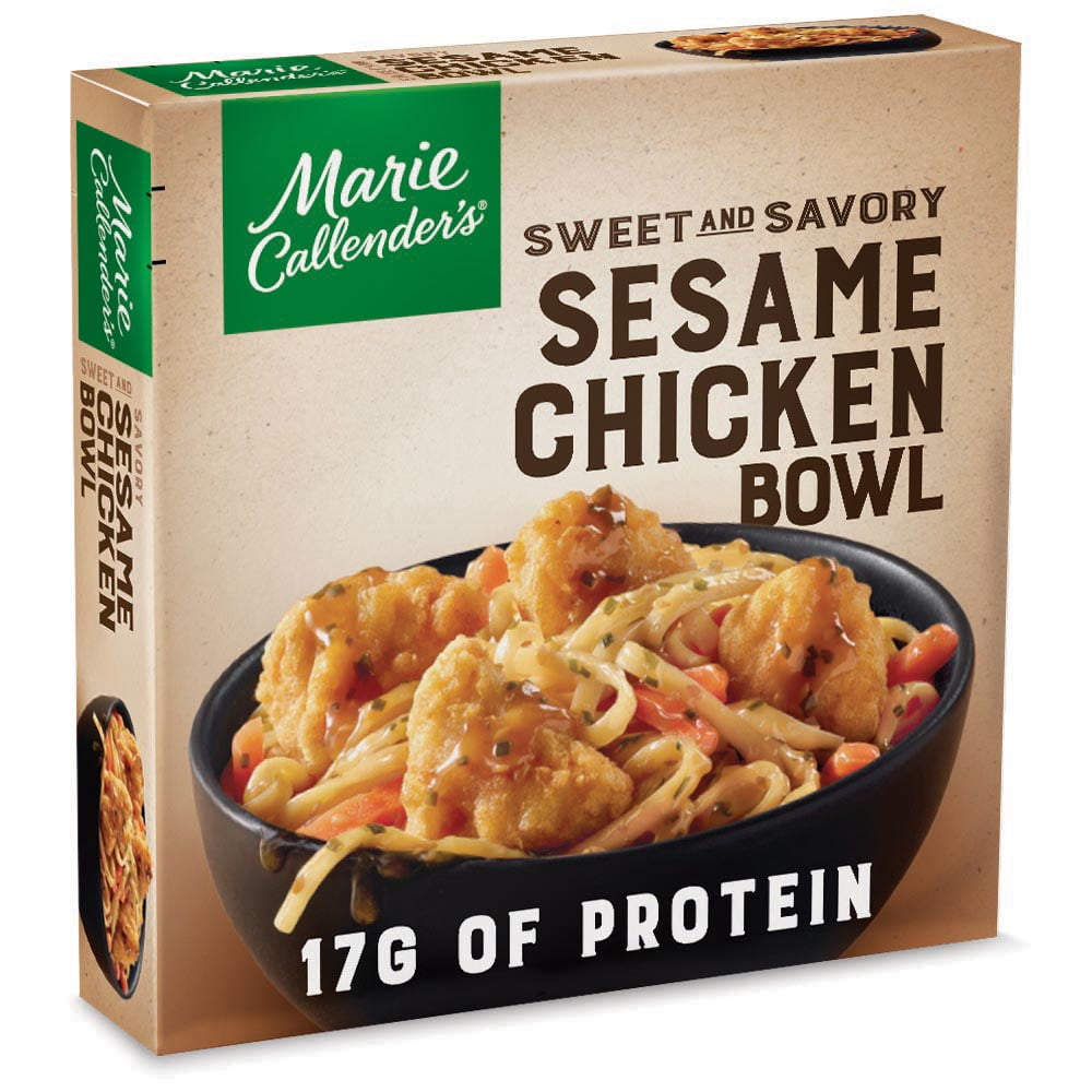 Marie Callender s Frozen Meal Sweet And Savory Sesame Chicken Bowl 12 Marie Callender s Frozen Meal Sweet And Savory Sesame Chicken Bowl 12
