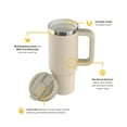 thumbnail image 4 of RTIC 30 oz Insulated Tumbler with Handle, Ceramic Lined, Leak-Resistant Straw Lid, Beach, 4 of 9
