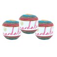 thumbnail image 1 of Lion Marque Yarn Mandala Multicolor Light DK Acrylique 3 Pack Fil, 1 of 9