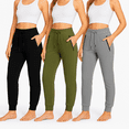 thumbnail image 6 of BenBen Women Joggers Sweatpants Atheltic Pants Workout Running - 3 Pack, 6 of 8