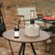 thumbnail image 5 of Mesa redonda plegable aluminio, table camping portátil altura ajustable, diseño moderno, resistente, para jardín, terraza, camping, picnic, metal frame, 2-tier, for dorm, high volume search,, 5 of 9
