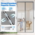thumbnail image 4 of 50 Magnets Auto-Sealing Magnetic Screen Door, Pet & Kid Friendly, Bug Proof, 36"x 96", 4 of 9