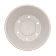 thumbnail image 4 of Bloem Terra 4" Round Plastic Planter with Drainage Holes - Indoor/Outdoor, 0.25 Gallon Capacity, Lightweight Garden Pot, Vanilla Bean, 4 of 6