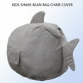 thumbnail image 6 of Shark Stuffed Animal Toy Storage Boys Bean Bag Chair, Kids Beanbag Chairs for Room Decorations, Large Size Velvet Extra Soft(STUFFING NOT INCLUDED), 6 of 6