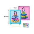 thumbnail image 7 of Poke Painting Sticker Board Watercolor Painting Book Princess Drawing Dress up Sticker Books Board for Toddlers, Children, Kids Arts Crafts Pink, 7 of 7