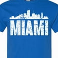 thumbnail image 4 of Inktastic Miami Skyline Grunge T-Shirt, 4 of 5