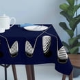 thumbnail image 4 of Golf Ball Table Cloth Waterproof Tablecloths, Navy Blue Monochrome Sport Tablecloth Dining Table Cover for Kitchen Party Tabletop Outdoor, Rectangle Tablecloth 60x120 Inch, 4 of 9