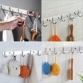 thumbnail image 4 of Heavy Duty Stainless Steel 8 Hooks for Home/Office Wall Mounted Hanging Hooks, 4 of 17