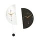 thumbnail image 5 of Reloj de pared de de doble cara reloj decorativo silencioso, creativo, creativo, metal elegante decoración de la pared de la pared para el, 5 of 8
