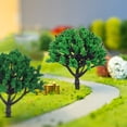 thumbnail image 3 of 15pcs modelo árboles mini árboles figuras de árboles realistas arquitectura árboles para paisajes de tren diorama, 3 of 5