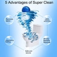 thumbnail image 6 of SHENERDA Toilet Cleaning Tablets 2 Pack Bathroom Toilet Tank Cleaner Refreshing Bathroom Toilet Cleaning Tabs Automatic Toilet Bowl Cleaner For Deodorizing & Descaling, 6 of 9