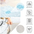 thumbnail image 4 of Bathroom Rug Mat Funny Puppy Dog Bath Mat Super Soft Absorbent Plush Shaggy Bath Rugs Non Slip Quick Dry Bath Carpet for Bathroom Floor Tub Shower, 24x16 Inches Home Decor Gifts, 4 of 5
