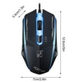 thumbnail image 2 of Latrodar Light Leopard 199 Wired USB Enduring Mouse Computer Home Black 8x3.2 Inch Home Gadgets, 2 of 2