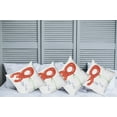 thumbnail image 2 of Ambesonne Colorful Throw Pillow Cover 4 Pack, Red Balloons Ribbons, 24", Red Blue Green, 2 of 7