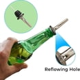 thumbnail image 4 of New Steel Liquor Spirit Pourer Flow Wine Bottle Pour Spout Stoppers Whisky Liquor Wine Pourer Stopper Bottle Spout Dispenser Bartender Tools Bar Accessories, 4 of 9