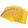 thumbnail image 4 of KAKOWELY 10 Sheets Electrical Panel Label Electrical Panel Labels Breaker Panel Label Circuit Breaker Sticker,7.28"X6.5"X0.04", 4 of 4