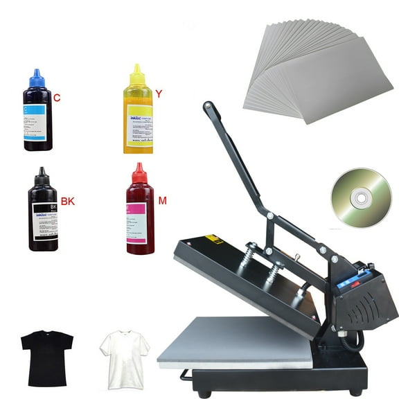 INTSUPERMAI 15"*15" Flat Heat Press Machine Paper T-shirt Heat Transfer