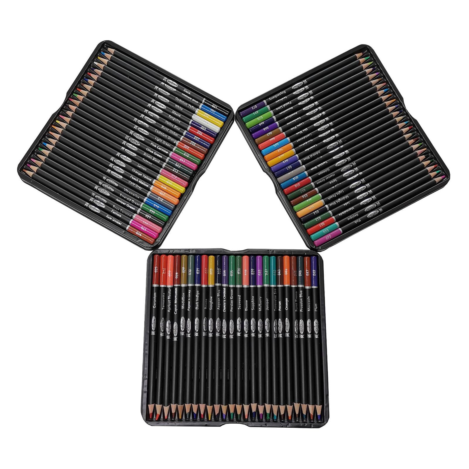 GUOOL Colouring Pencils, Professional Colours , Soft , HB for Drawing, Sketching, Shading & Coloring, Vibrant Coloured Pencils for Adults Artists , 72 Colored, 3.3mm