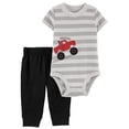 thumbnail image 1 of Set Playera y Pantalón Child of Mine Gris 24M Estampado tractor, 1 of 4