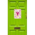 thumbnail image 2 of Letter Y Flowers and Butterflies Pink Wall or Door Hanging Prints, 2 of 2