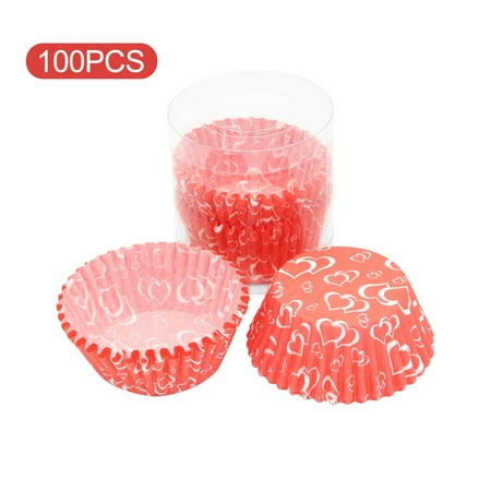 

100pcs For Baking Cupcake Paper Cup Crinkled Edge Afternoon Tea Decorating Tool